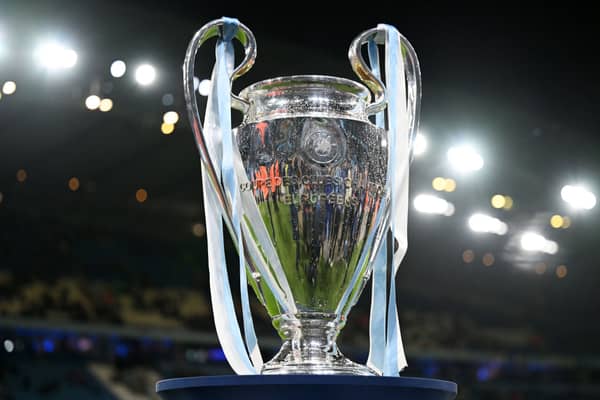 The UEFA Champions League Trophy.