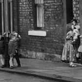 Playing out in Marsden Street in 1967.