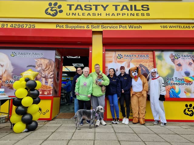The launch event at Tasty Tails