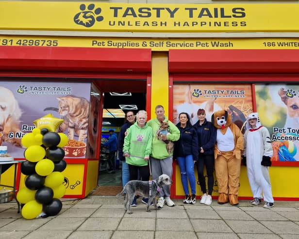 The launch event at Tasty Tails