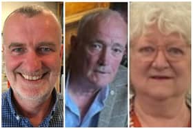 South Tyneside Council Local Election Candidates 2024 for the Bede ward, from left to right: John Chilton, Terry Foggon and Margaret Peacock.