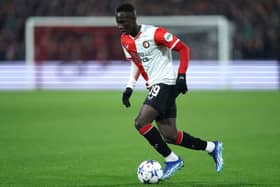 Newcastle United winger Yankuba Minteh 