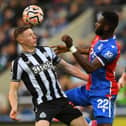 Elliot Anderson in action for Newcastle United against Crystal Palace back in October.