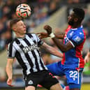 Elliot Anderson in action for Newcastle United against Crystal Palace back in October.