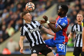 Elliot Anderson in action for Newcastle United against Crystal Palace back in October.