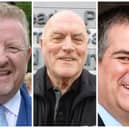 South Tyneside Council Local Election Candidates 2024 for the Cleadon Park ward, from left: Steven Harrison, John Riley, Ken Stephenson.