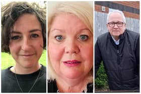 South Tyneside Council Local Election Candidates 2024 for the Fellgate and Hedworth ward, from left: Nicola Cook, Audrey Fay-Huntley and Tony Roberts.