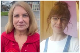 Caption:South Tyneside Council Local Election Candidates 2024 for the Horsley Hill ward, from left: Dorothy Grainger and Carrie Richardson.