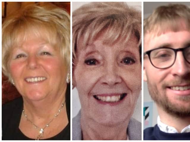 South Tyneside Council Local Election Candidates 2024 for the Monkton ward, from left: Joan Hamilton, Joan Keegan, Matty McKenna.