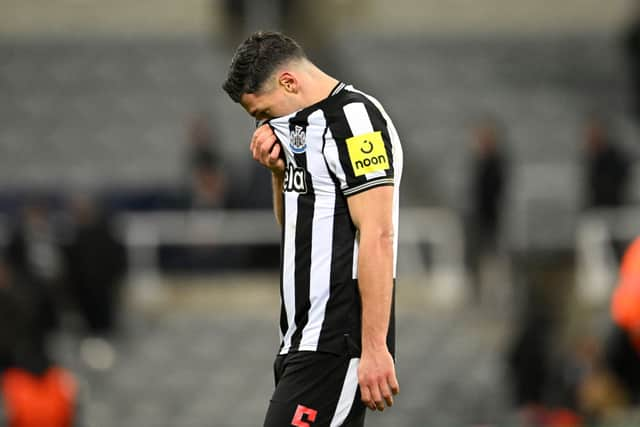 Newcastle United defender Fabian Schar. (Photo by Stu Forster/Getty Images)