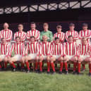 Charlie Hurley and Jimmy Montgomery (back row, third and fourth left) with the 1969 SAFC squad