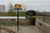 The attacks happened at Hebburn Metro station. Photo: Google Maps.