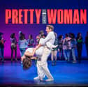 Amber Davies as Vivian Ward and Oliver Savile as Edward Lewis in Pretty Woman: The Musical.