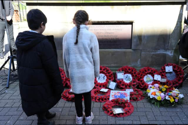 ANZAC Day service in South Shields