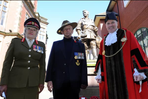 ANZAC Day service in South Shields