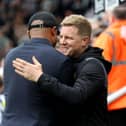 Eddie Howe and Vincent Kompany. Both managers have a few injury issues to contend with ahead of Burnley's clash with Newcastle United on Saturday.