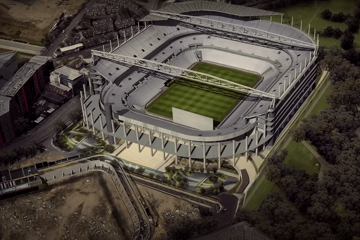 Newcastle United 70,000 St James' Park Concept Designs Have Already...