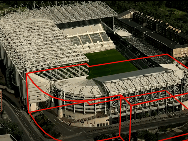Gallowgate End expansion concept. 