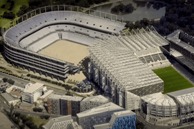 Concept images of what a new stadium could look like for Newcastle United. 