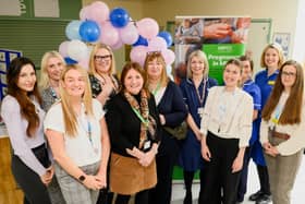 NSPCC and NHS staff at the RVI.