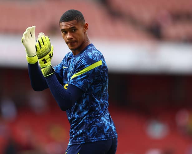 Spurs third choice goalkeeper Brandon Austin. 