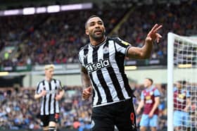 Newcastle United striker Callum Wilson. Wilson scored against Burnley on his first start since returning from injury.