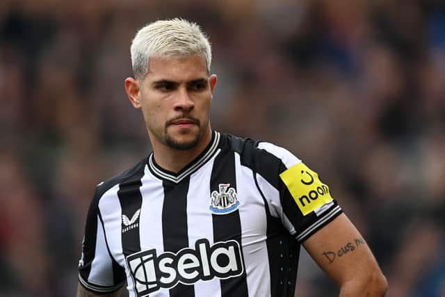 Newcastle United midfielder Bruno Guimaraes.