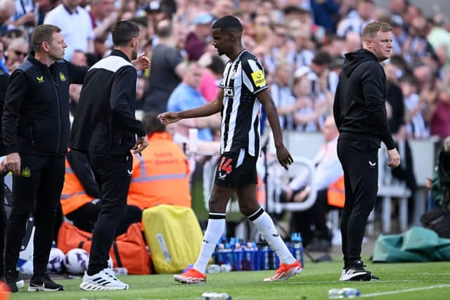 Newcastle United striker Alexander Isak. (Photo by Stu Forster/Getty Images)