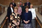 Cllr Tracey Dixon, South Tyneside Council Leader (front left), with her Cabinet members at South Shields Town Hall. Photo: South Tyneside Council.