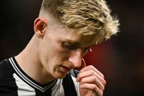 Newcastle United winger Anthony Gordon