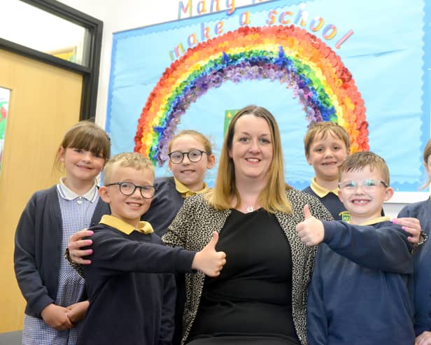 Hedworth Lane Primary School maintain good Ofsted with head teacher Claire Hutchinson. Photo credit: Stu Norton.