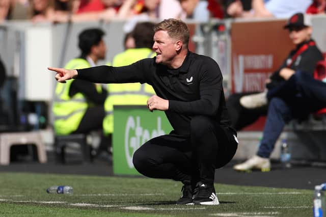 Newcastle United boss Eddie Howe.