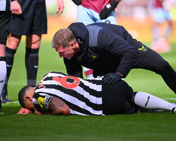 Jamaal Lascelles ruptured his ACL against West Ham United