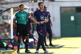 England Under-17's manager Greg Lincoln. Newcastle United's Leo Shahar is currently on international duty at the Under-17's European Championships.