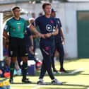 England Under-17's manager Greg Lincoln. Newcastle United's Leo Shahar is currently on international duty at the Under-17's European Championships.