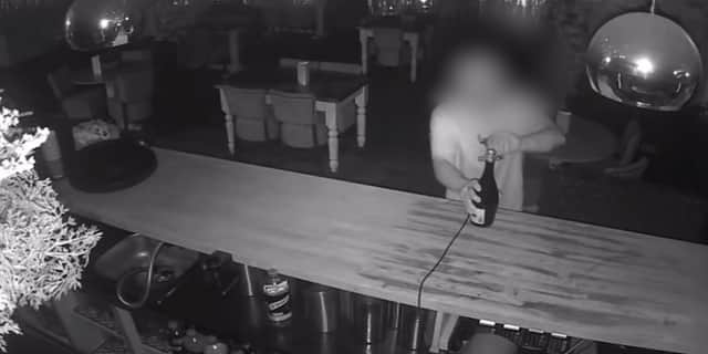 Man ‘opens prosecco’ after removing till in alleged pub raid.