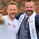 L:R Stuart Hatton Jr (former Mr Gay World from South Shields), with Stephen Corpe.
