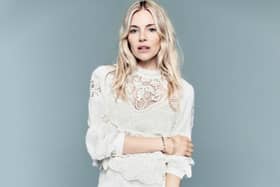 Statement Lace Trim Blouse from Sienna Miller x Marks and Spencer Summer 2024 Collection (M&S)