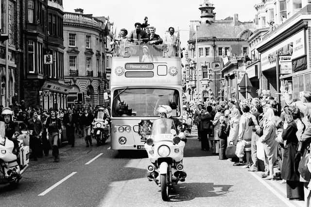Muhammad Ali's visit to South Shields brought out huge crowds in 1977.