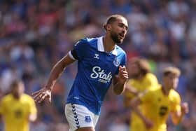 Dominic Calvert-Lewin in action for Everton. 