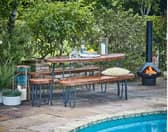 Al fresco dining can be a delight during the summer