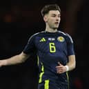 Arsenal and Scotland left-back Kieran Tierney. (Photo by Ian MacNicol/Getty Images)