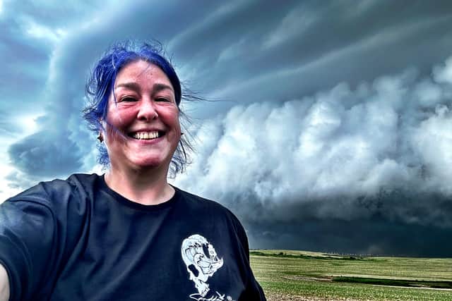 Abbi Adair, who lives in South Shields, travels to the United States of America to chase storms.