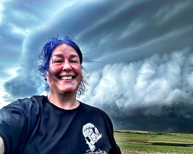 Abbi Adair, who lives in South Shields, travels to the United States of America to chase storms.