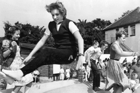 A scene from the Wood Terrace Field Day in August 1983. Does this bring back happy memories? 