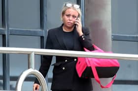 Georgia Hunter outside court. Picture c/o North News and Pictures.
