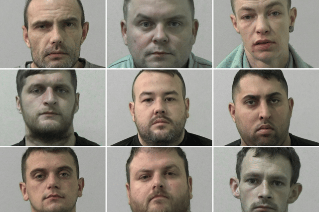 All nine criminals involved in a South Shields kidnap plot have been convicted. From left (top row): Craig Seales, Daniel Lake and Samantha Olsen. From left (middle row): Jonathan Ferguson, Iain Sutherland, Kasim Thompson. From left (bottom row): Grant Maclean, Jonathan Mason, Liam Price.