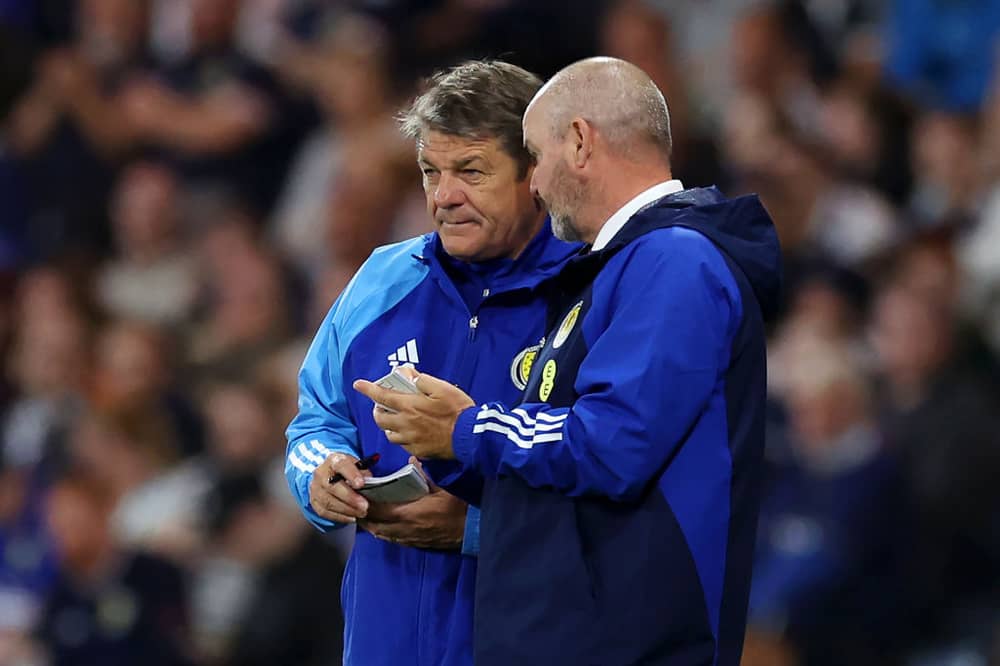 Steve Clarke and John Carver. The two former Newcastle United men will be aiming for Euro 2024 glory with Scotland this summer.