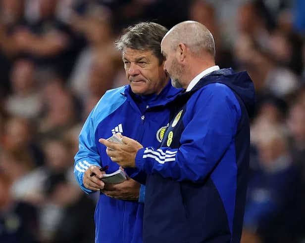 Steve Clarke and John Carver. The two former Newcastle United men will be aiming for Euro 2024 glory with Scotland this summer.