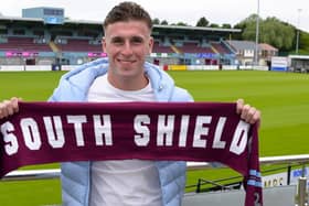 Coleby Shepherd has become South Shields first summer signing (photo Kevin Wilson)